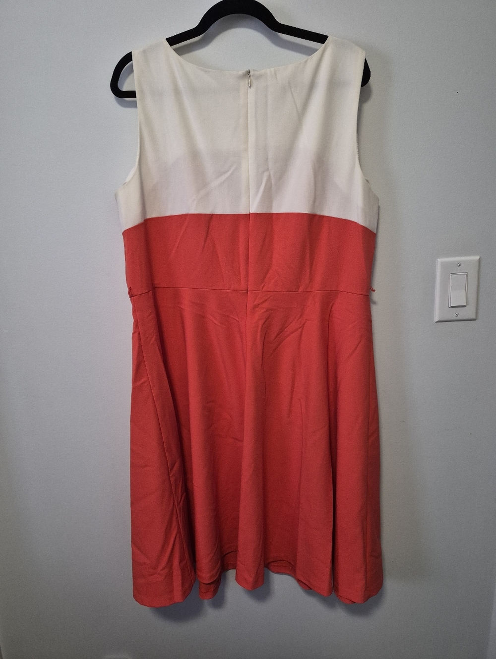 Orangesicle A-line Dress, Plus Size 18 - Picture 5 of 8